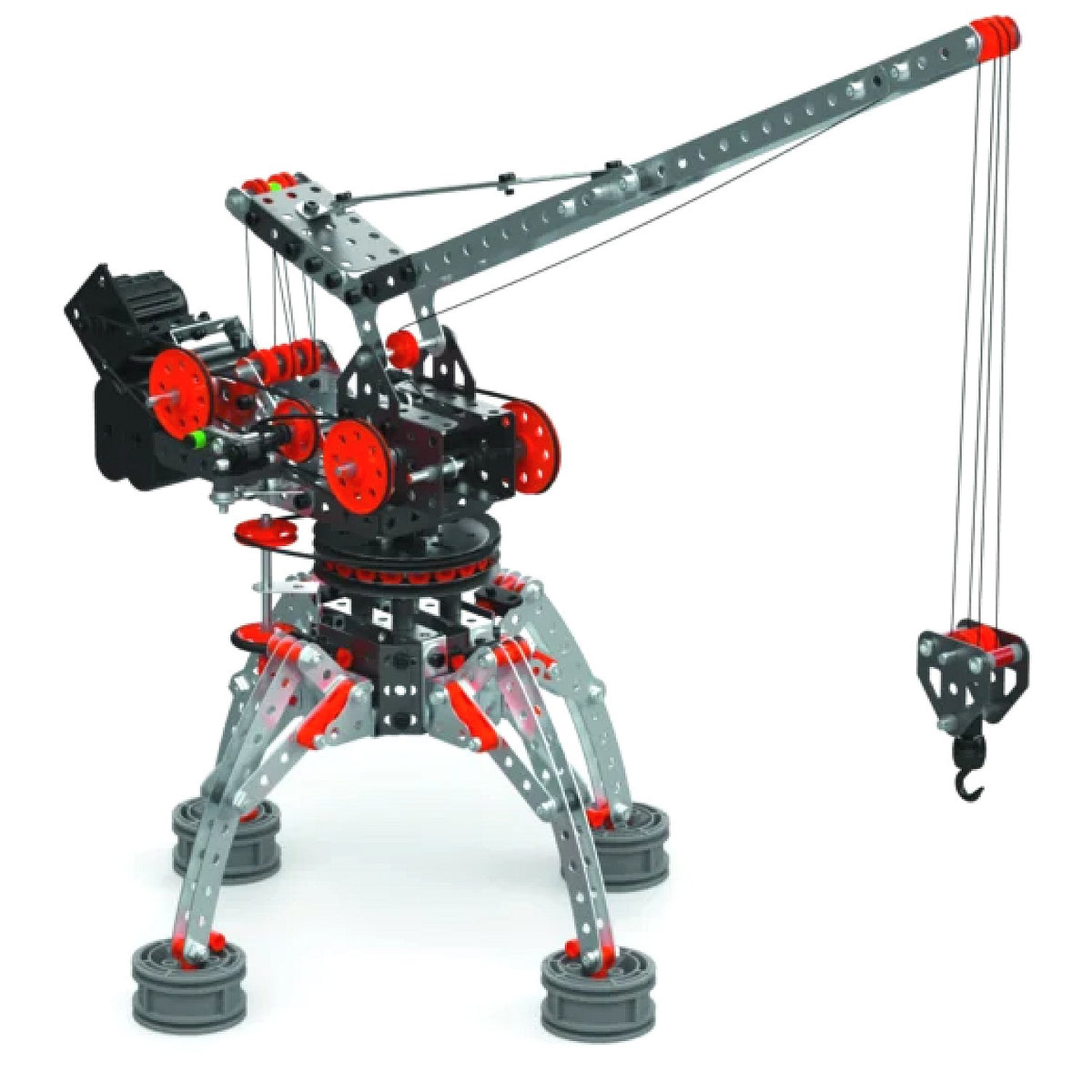 Meccano - Pro 11-in-1 Super Construction Case Set 638 Pieces Model 26301