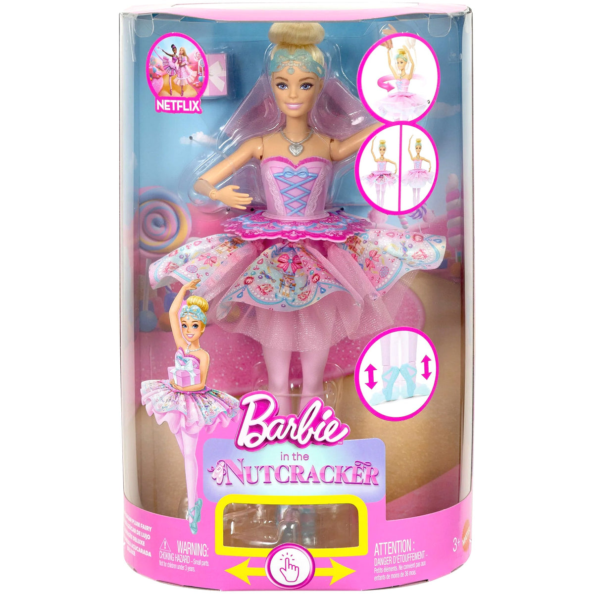 Barbie - In The Nutcracker Clara Fashion Doll with Tutu & Ballerina Accessories - Mattel