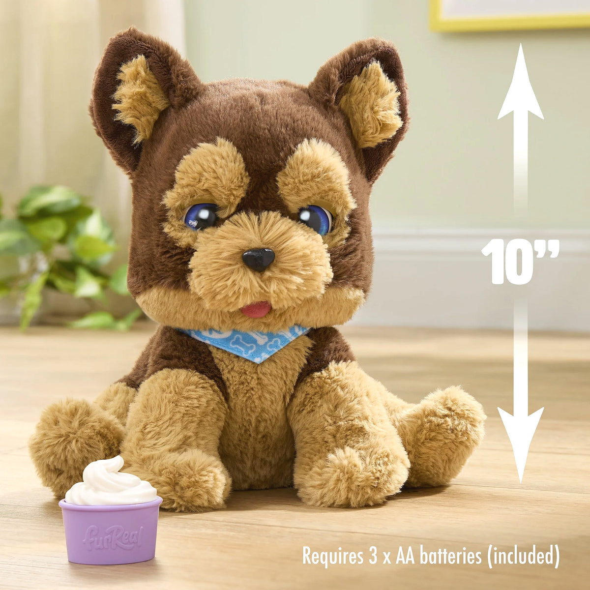 FurReal - Benny the Kiss & Cuddle Pup Interactive Plush