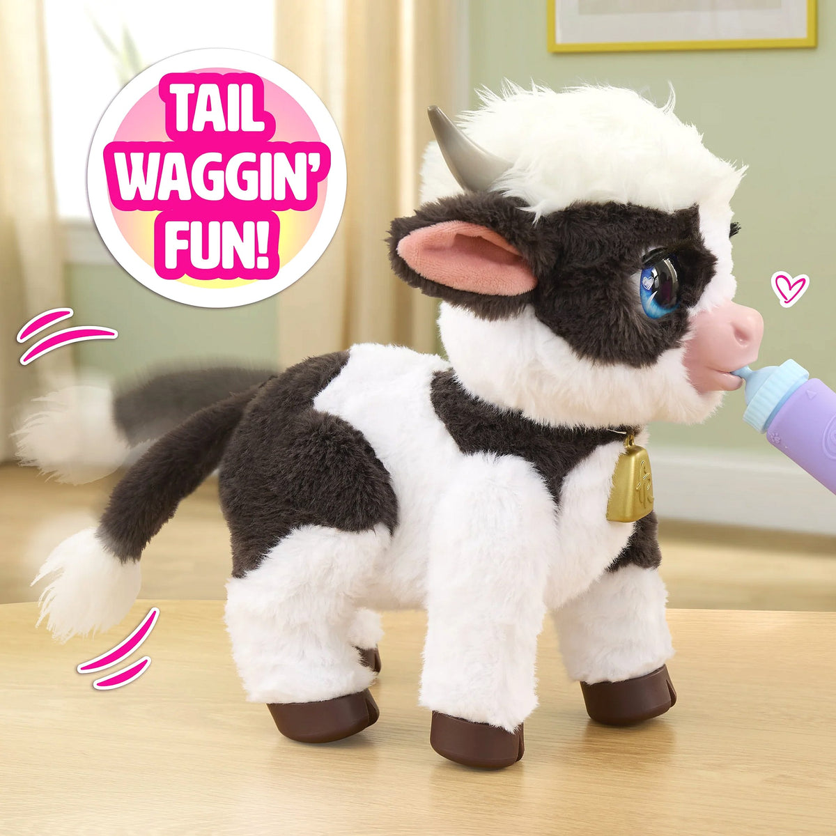 FurReal - Riley the Feed & Follow Cow Interactive Plush