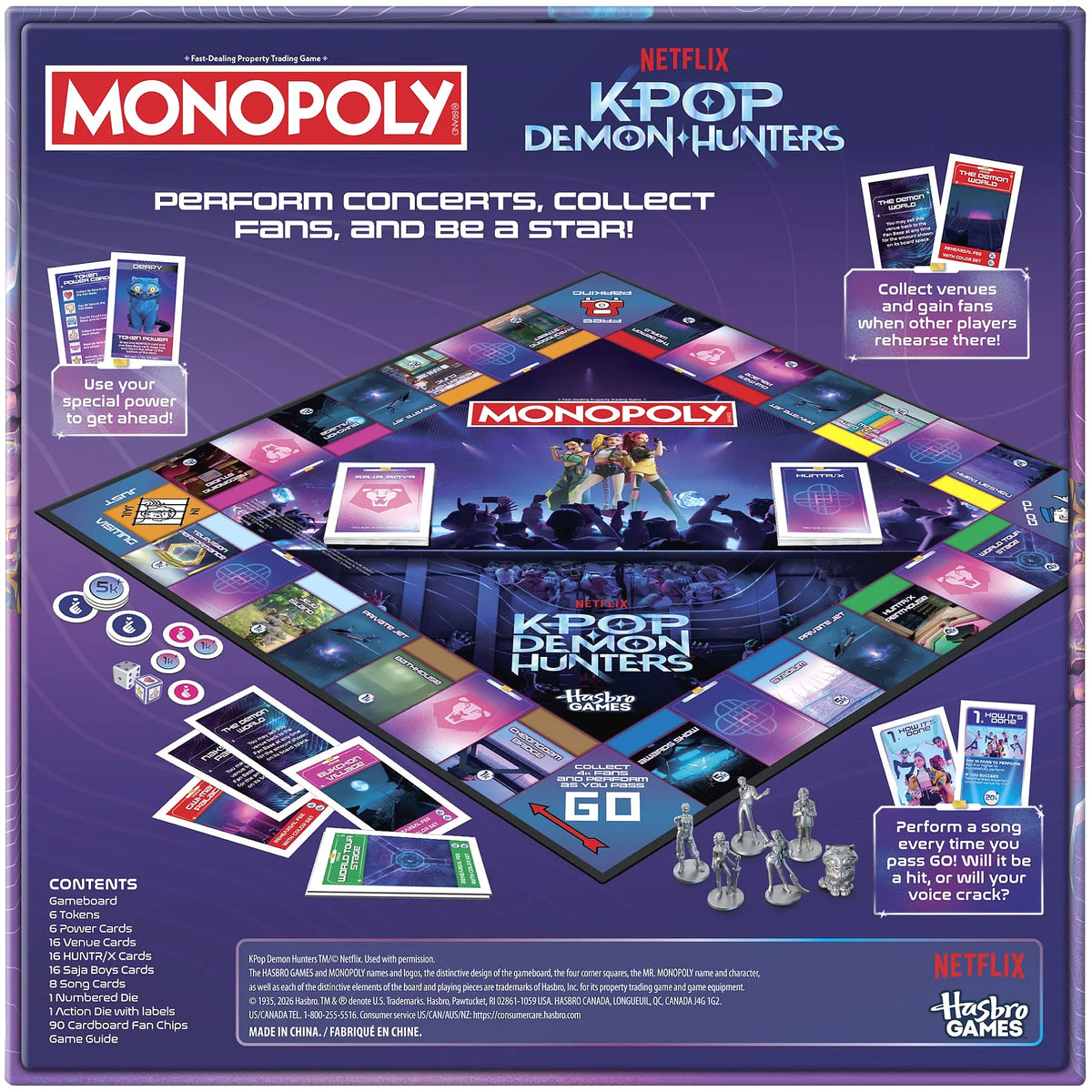 Monopoly - Kpop Demon Hunters - Hasbro Games