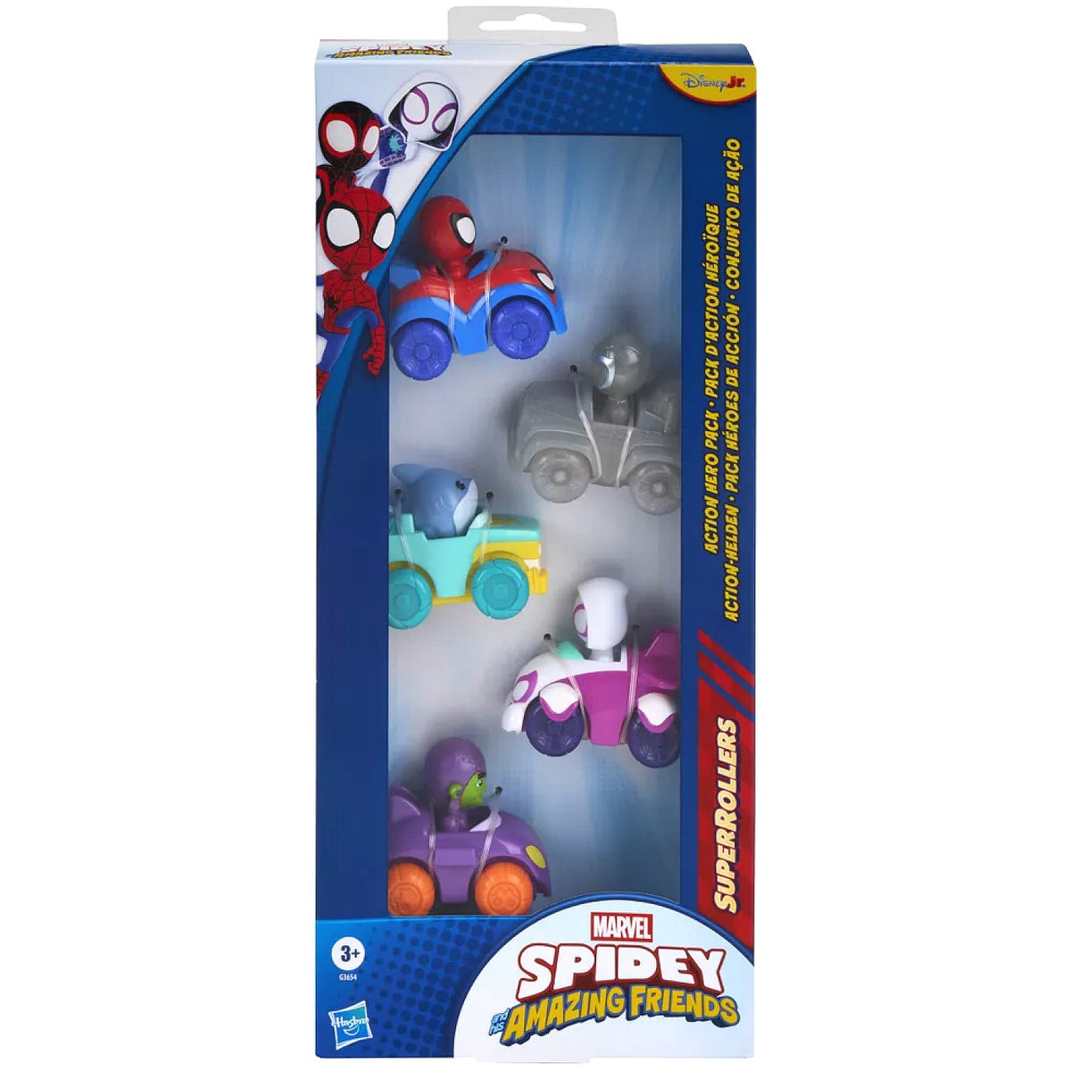 Marvel - Spidey and his Amazing Friends SuperRollers Action Hero Pack - Hasbro