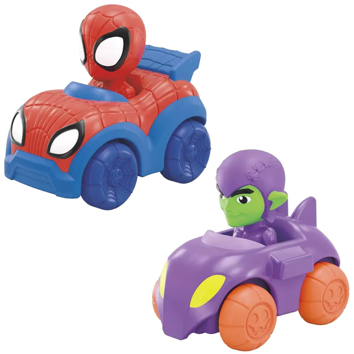 Marvel - Spidey and His Amazing Friends SuperRollers Webcity Playset Action Figure - Hasbro