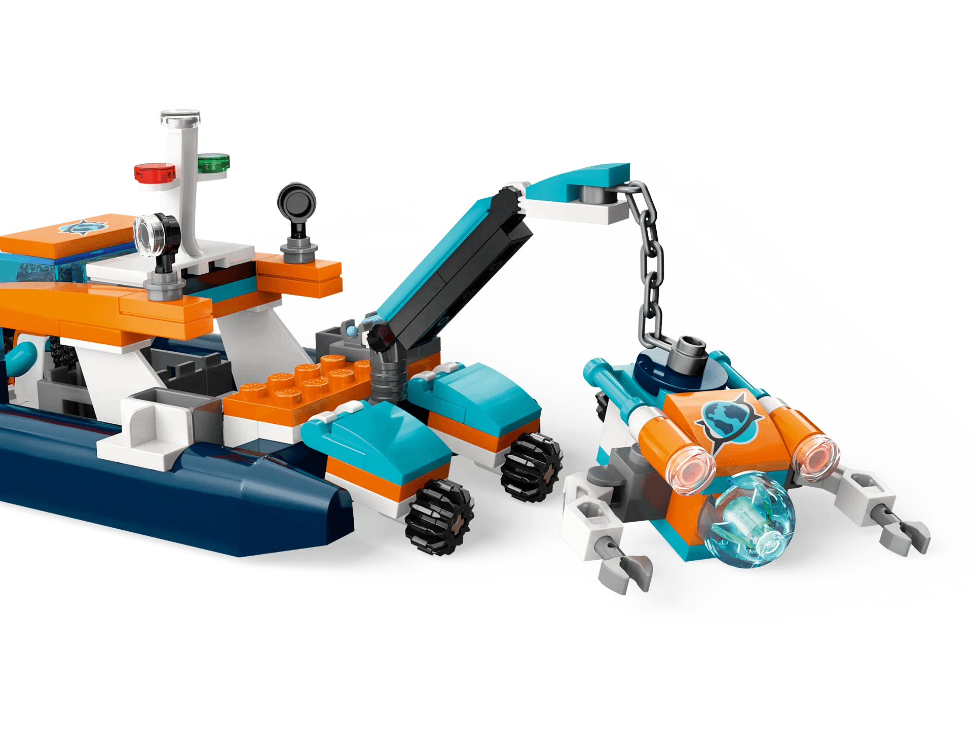LEGO® 60377 Explorer Diving Boat - City