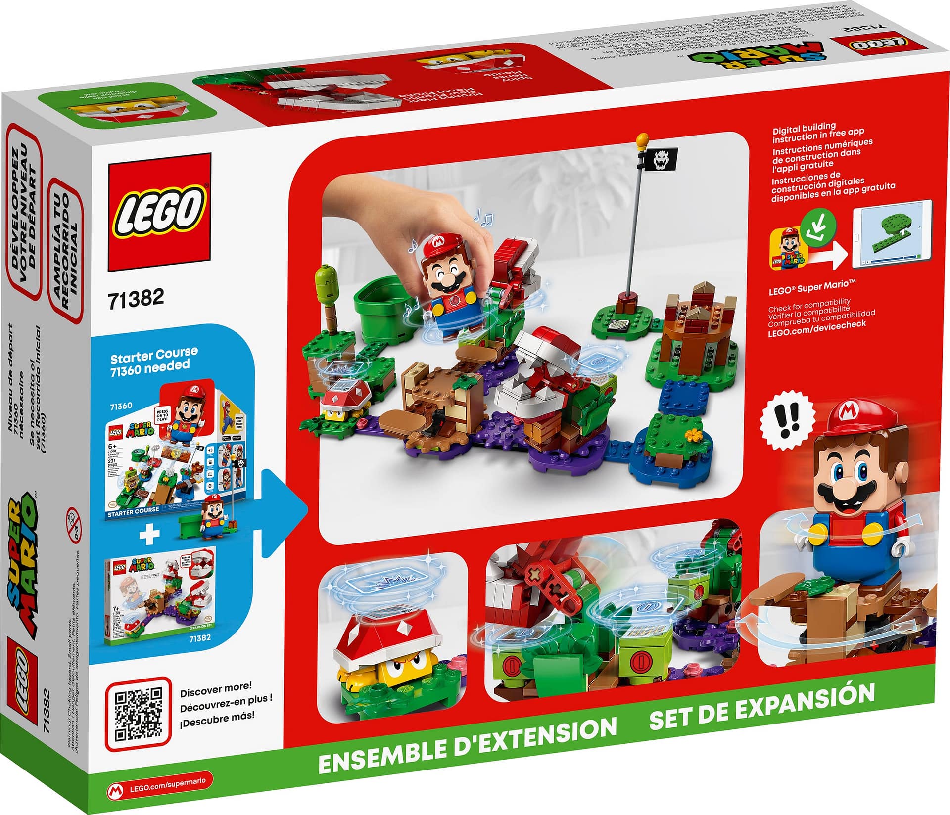 LEGO® 71382 Piranha Plant Puzzling Challenge Expansion Set - Super Mario™