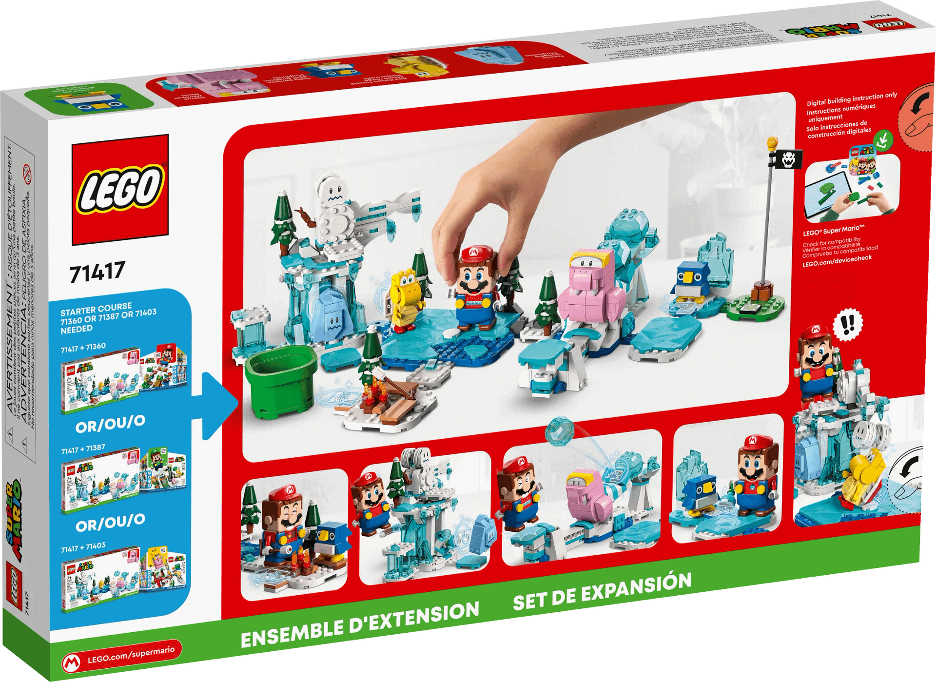LEGO® 71417 Fliprus Snow Adventure Expansion Set - Super Mario™