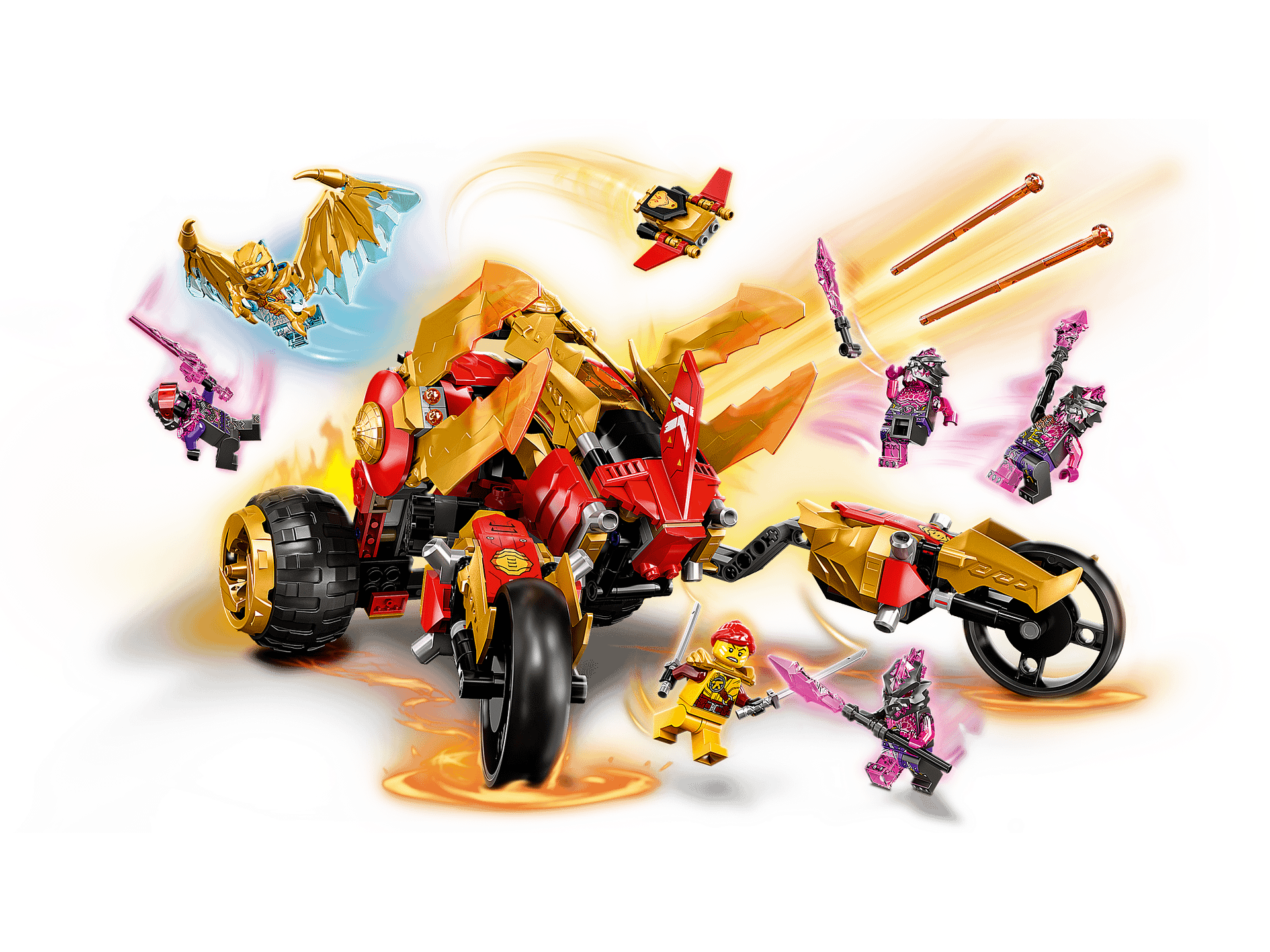 LEGO® 71773 Kai s Golden Dragon Raider - NINJAGO®