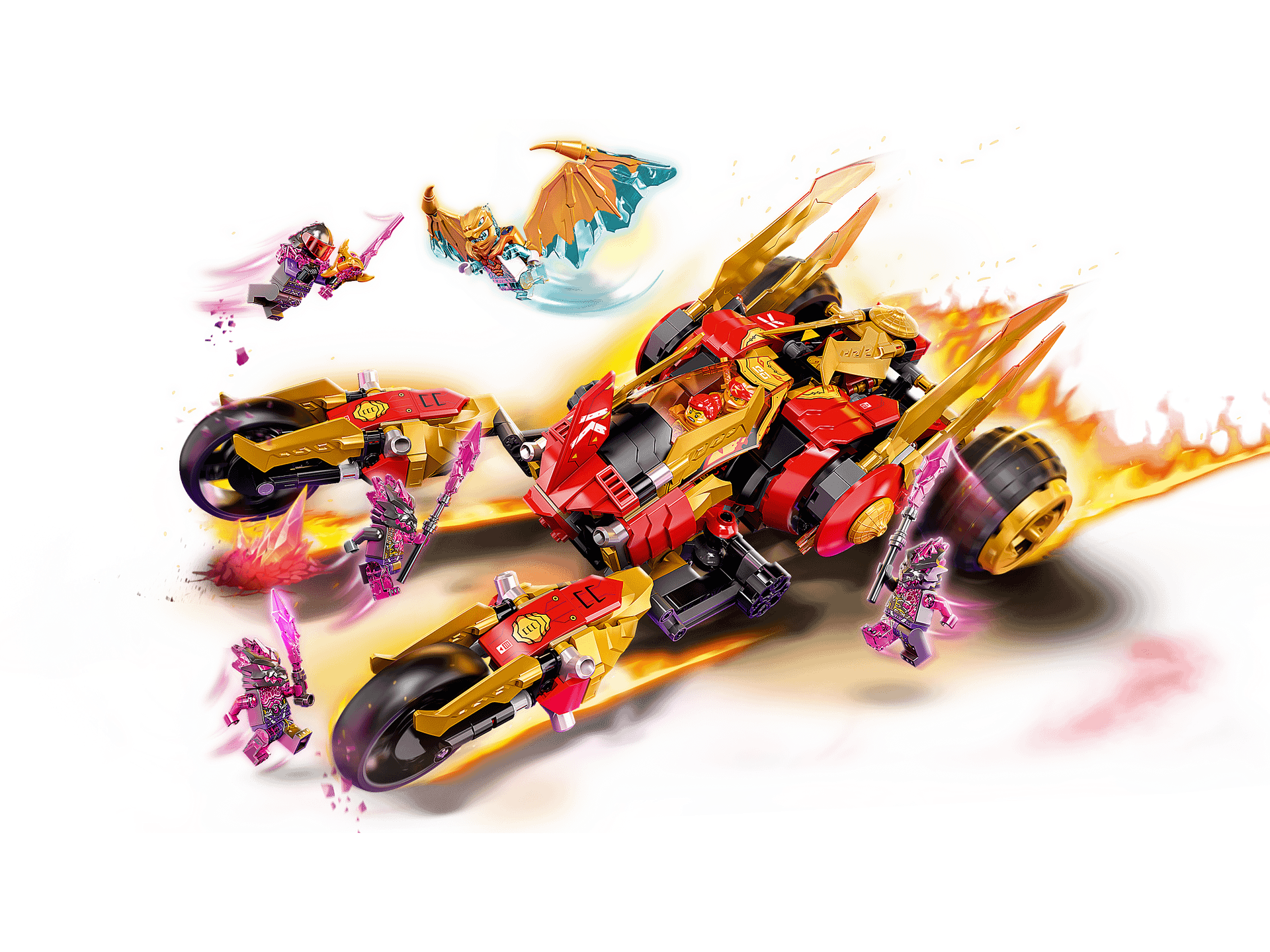 LEGO® 71773 Kai s Golden Dragon Raider - NINJAGO®