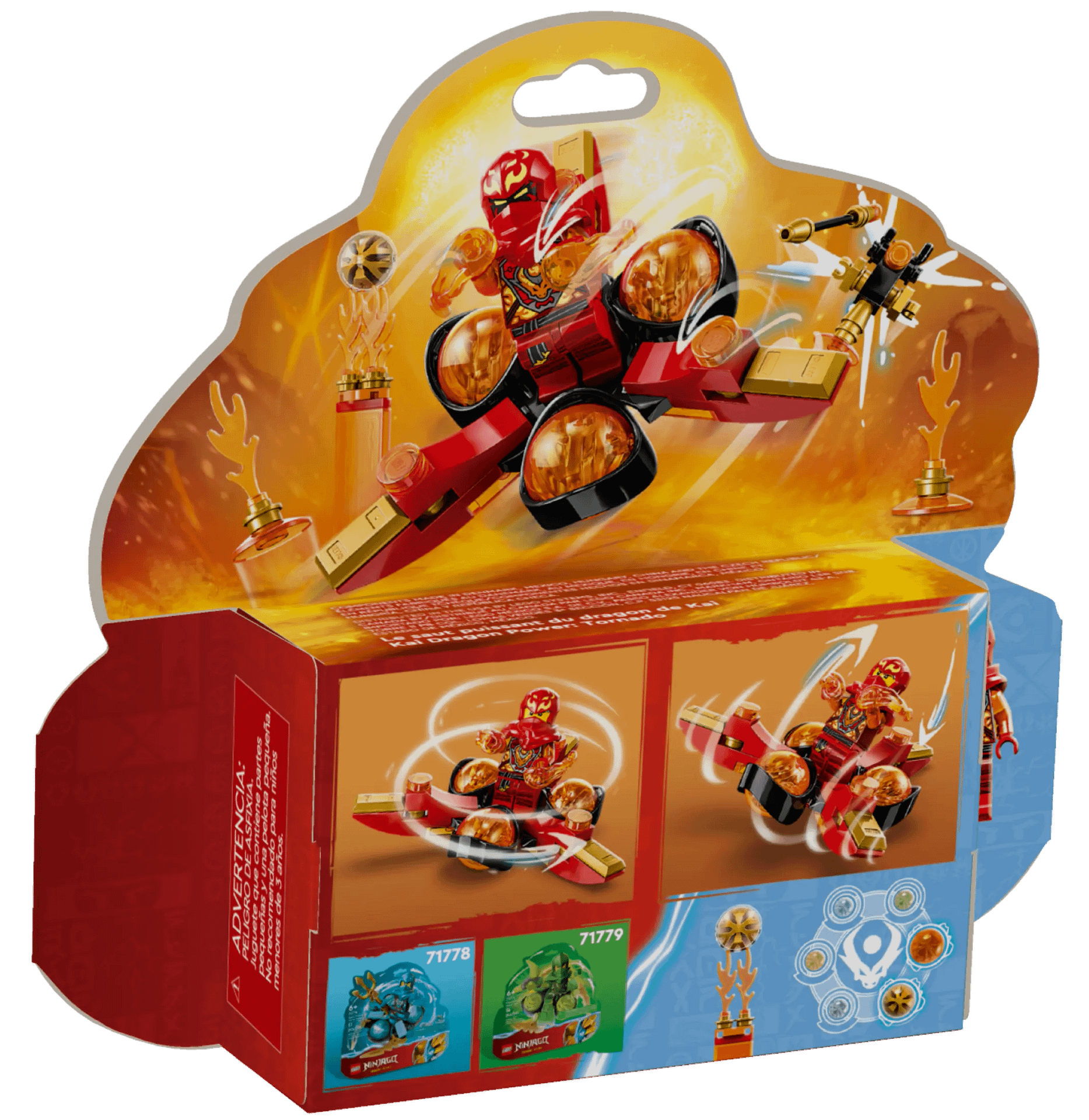 LEGO® 71777 Kai s Dragon Power Spinjitzu Flip - NINJAGO®