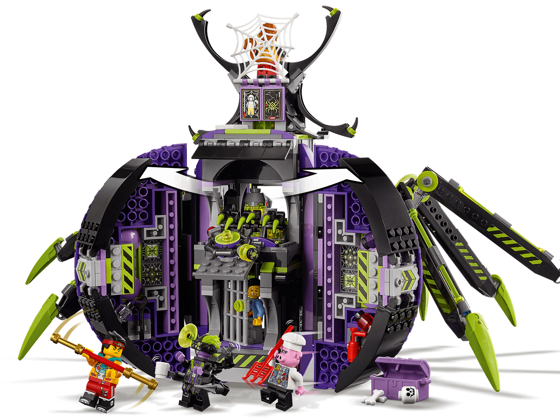 LEGO® 80022 Spider Queen's Arachnoid Base - Monkie Kid™