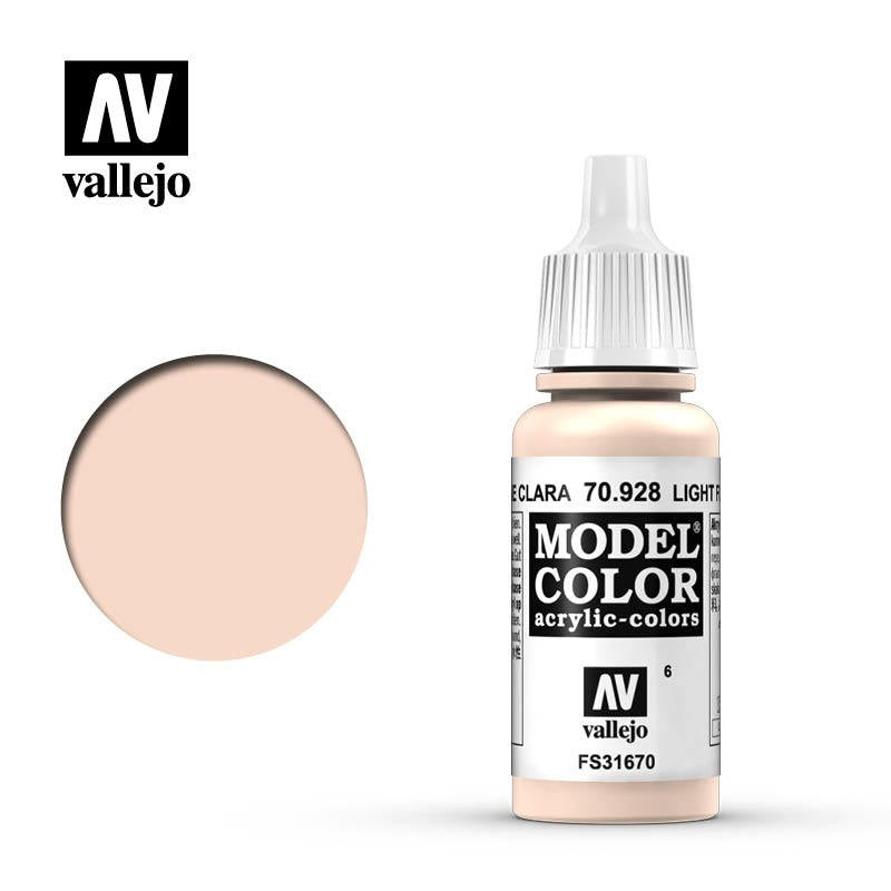 VALLEJO MODEL COLOR LIGHT FLESH 17ML AV70928