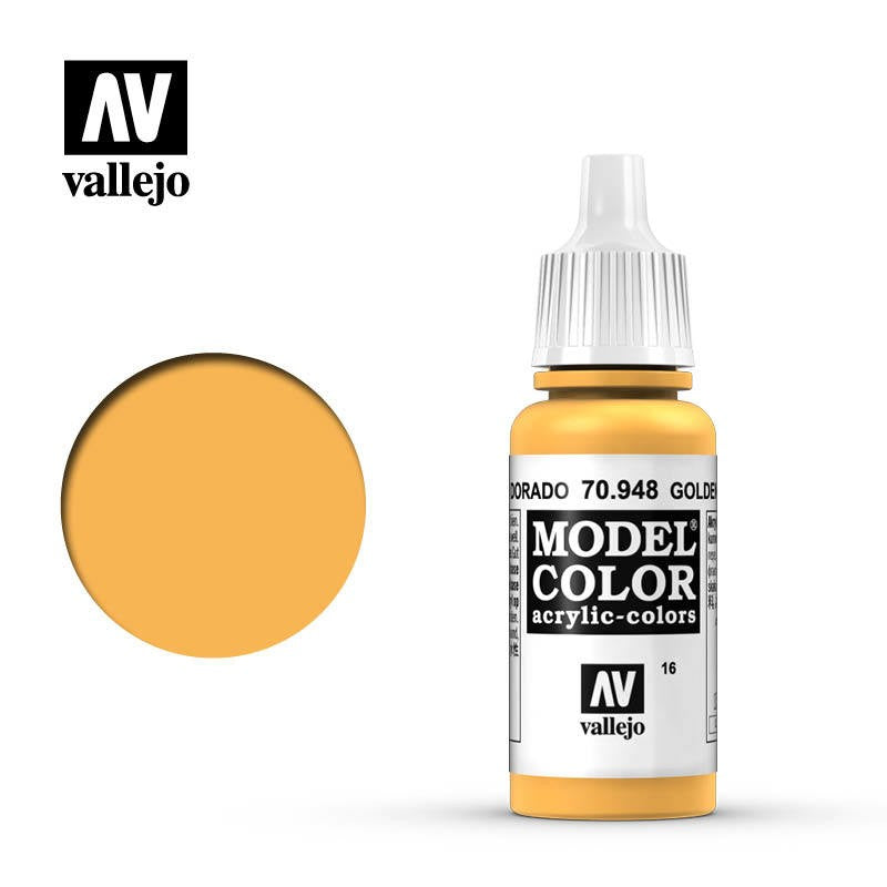 VALLEJO MODEL COLOR GOLDEN YELLOW 17ML AV70948