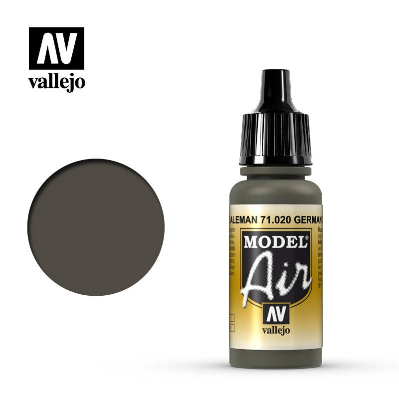 VALLEJO MODEL AIR ACRYLIC PAINT GERMAN GREEN 71020