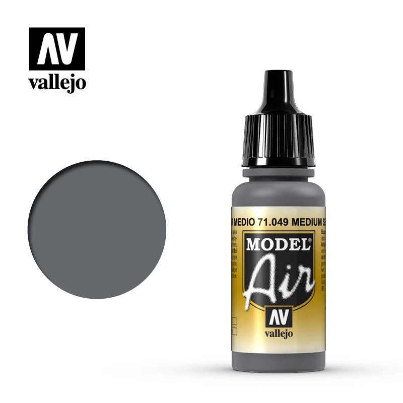 VALLEJO MODEL AIR ACRYLIC PAINT MED SEA GREY 71049