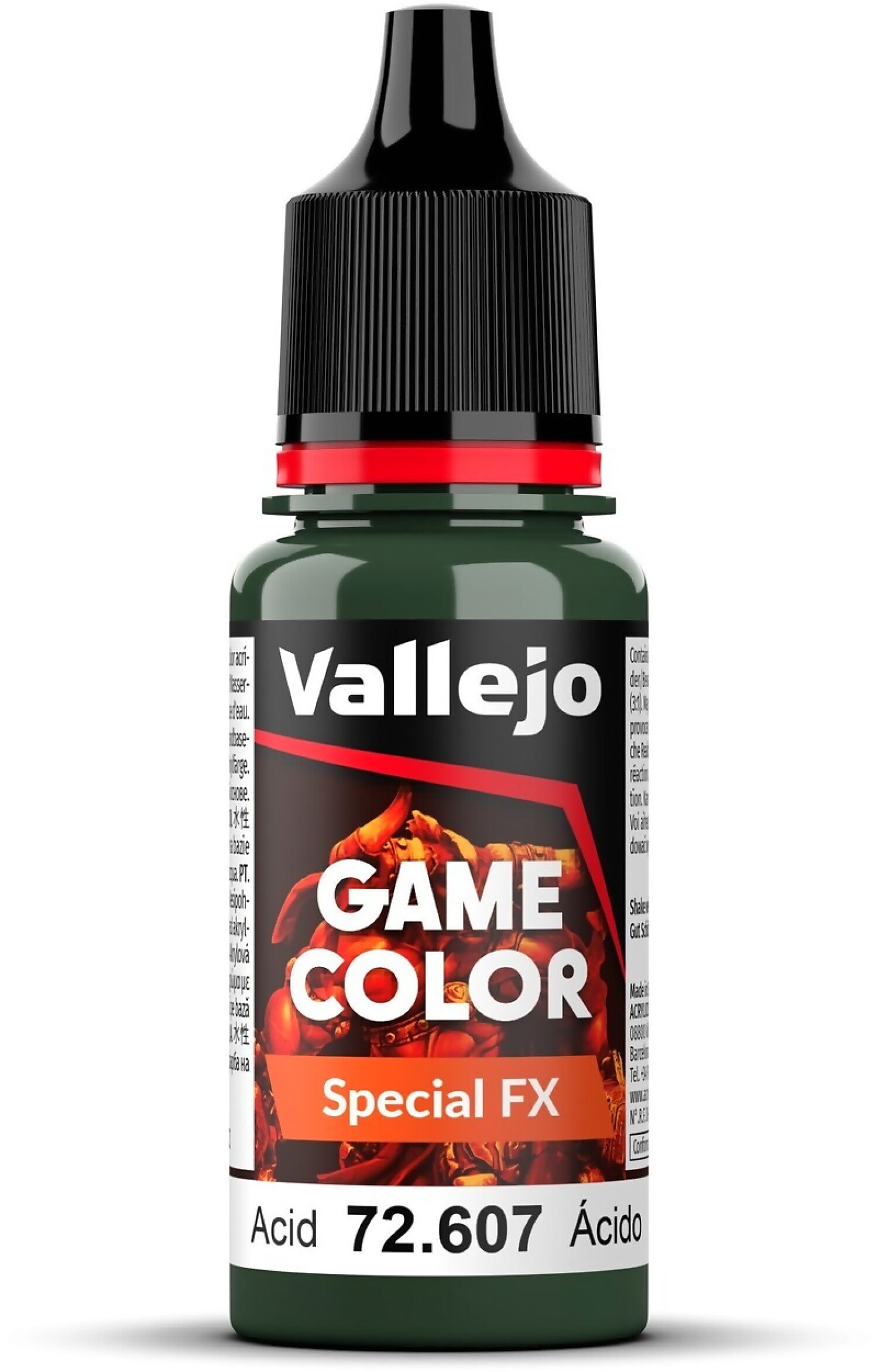 VALLEJO GAME COLOUR 72607 SPECIAL FX ACID 18ML ACRYLIC PAINT - NEW FORMULATION