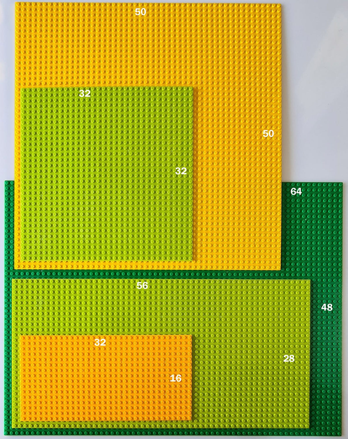 BASEPLATE 32x32 Studs Tropical Island Corner Generic Brand