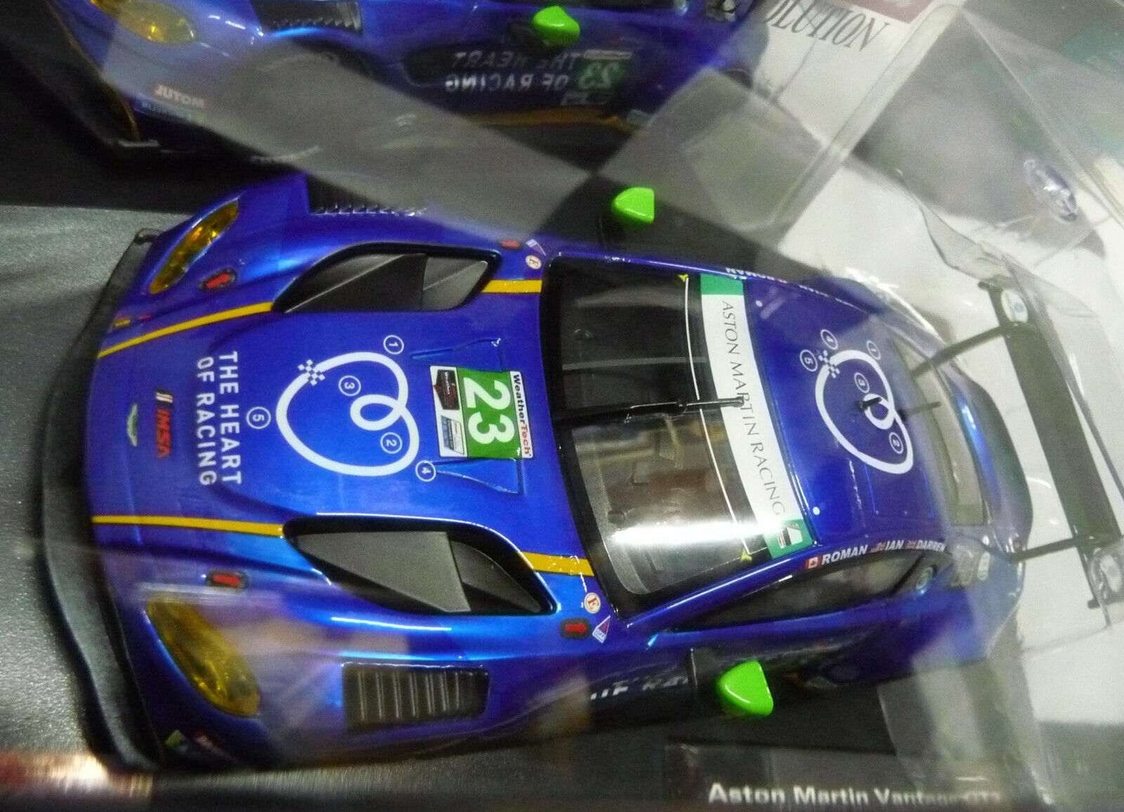 Carrera - Evolution 1:32 - Aston Martin Vantage GT3 Heart Of Racing No23 - Slot Car Also Suits Scalextric