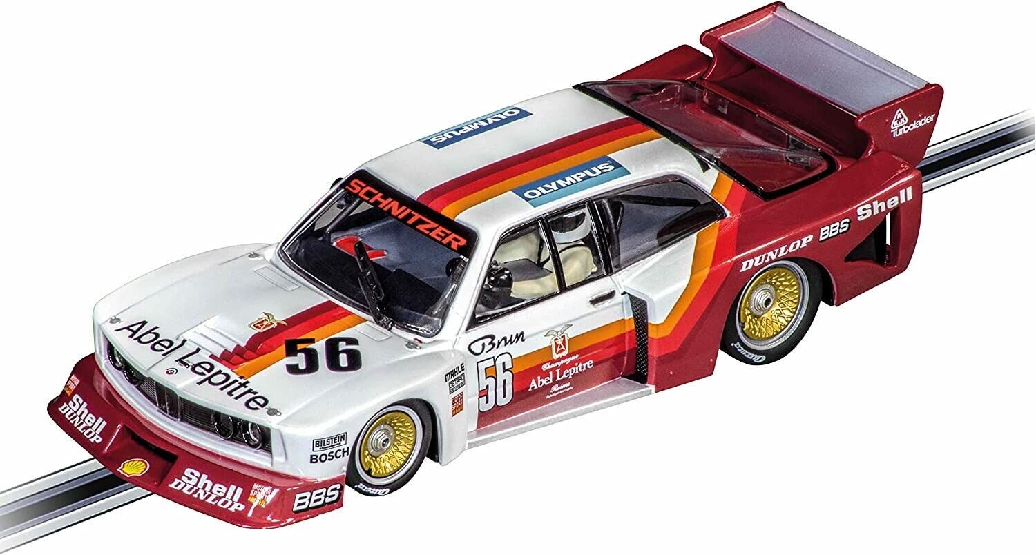 Carrera - Evolution 1:32 - BMW 320 Turbo Team Schnitzer No56 Late 1980 - Slot Car Also Suits Scalextric