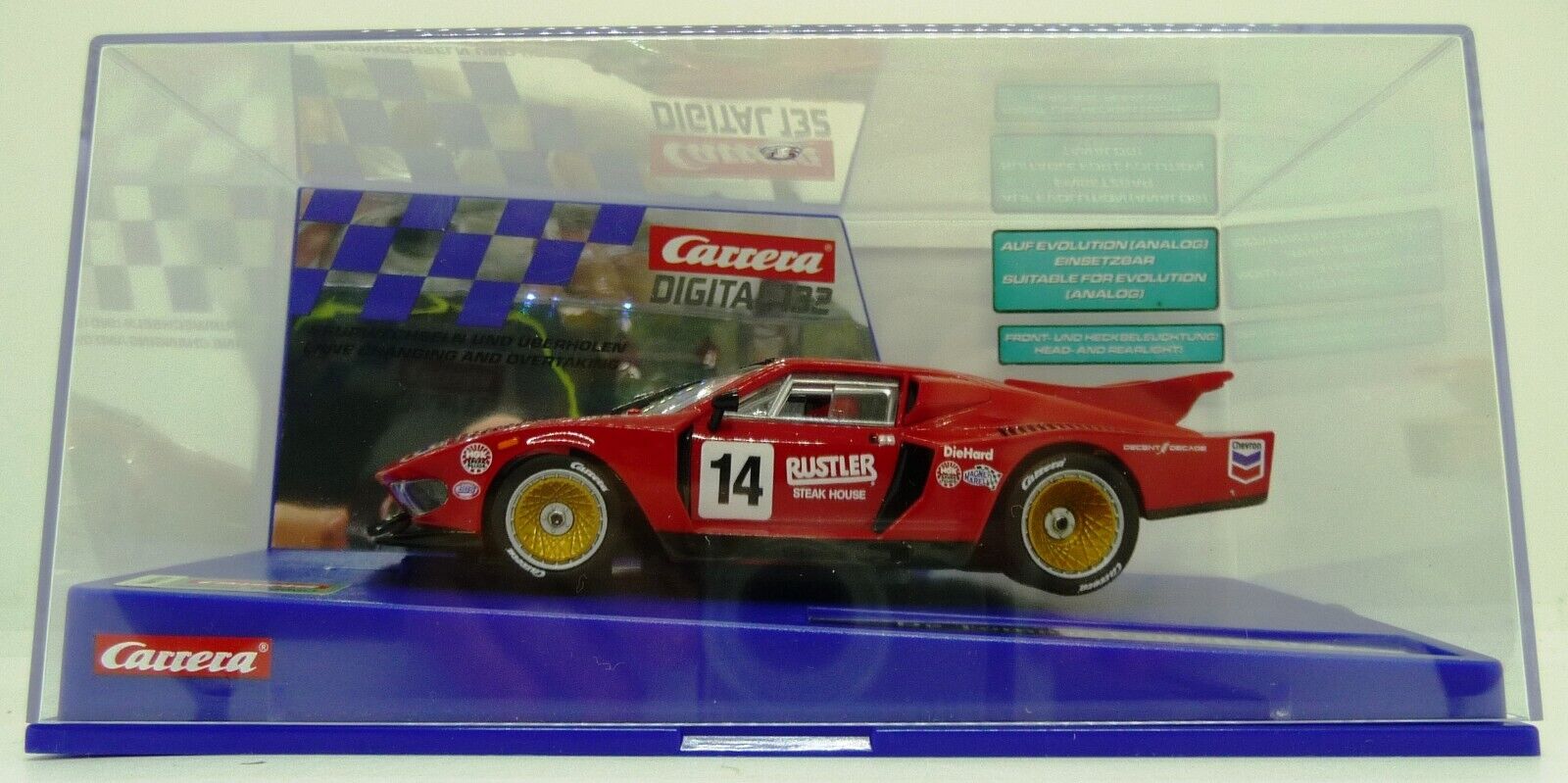 Carrera - Digital 1:32 - De Tomaso Pantera Gr 5 No.14 - Slot Car Also Suits Scalextric