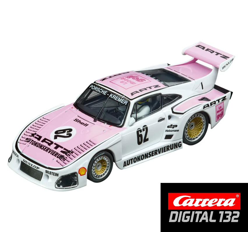 Carrera - Evolution 1:32 - Porsche Kremer 935 No62 K3 - Slot Car Also Suits Scalextric