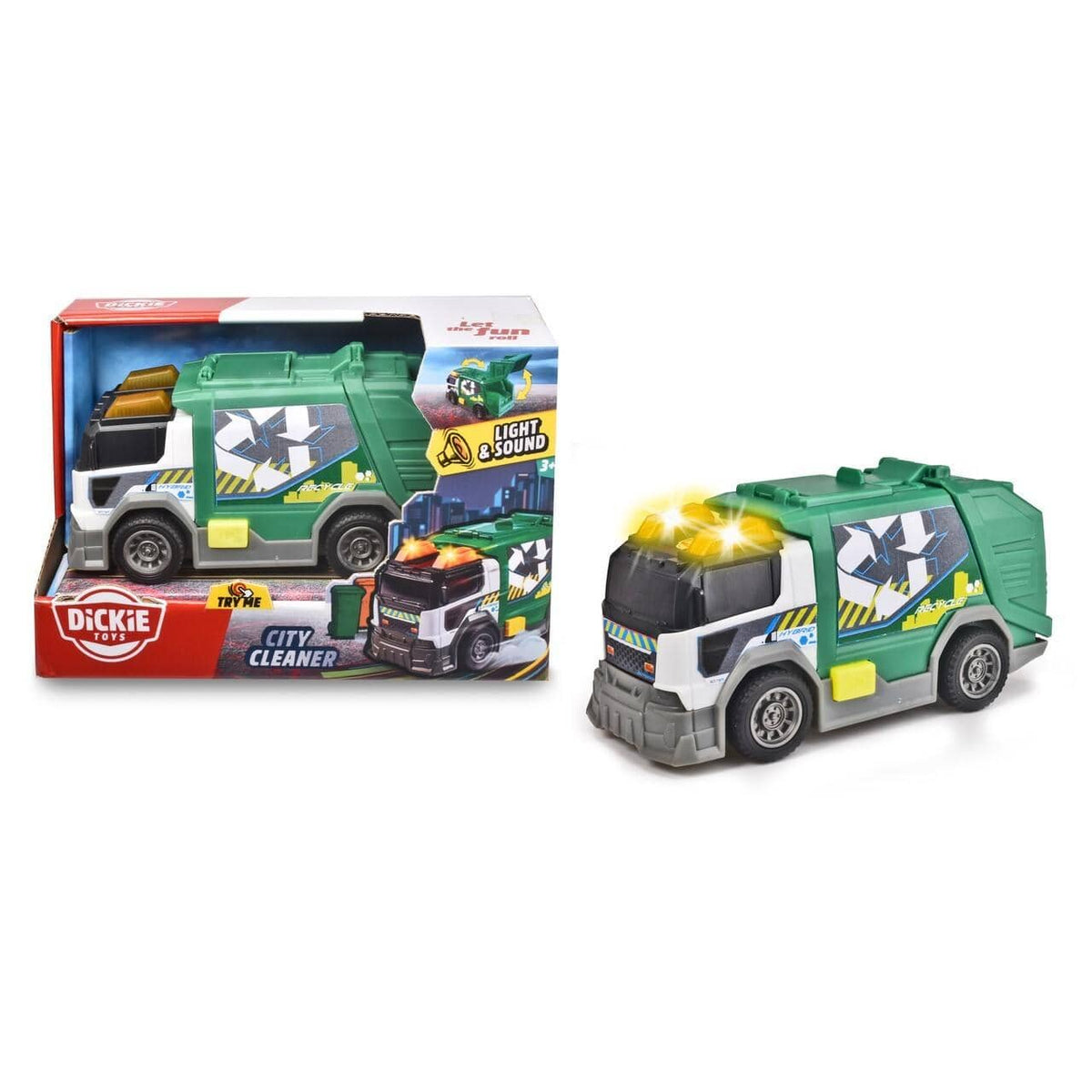Dickie Toys - City Cleaner Lights & Sound 15cm
