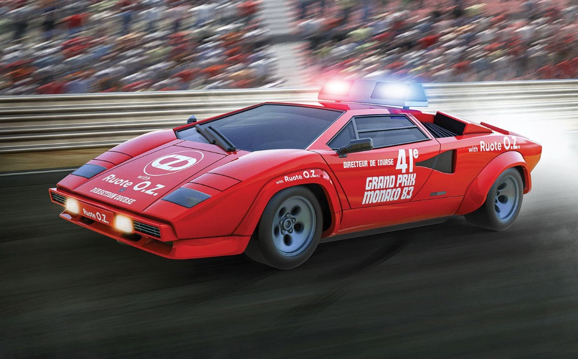 Scalextric - C4329 Lamborghini Countach 1983 Monacogp Safety Car C4329