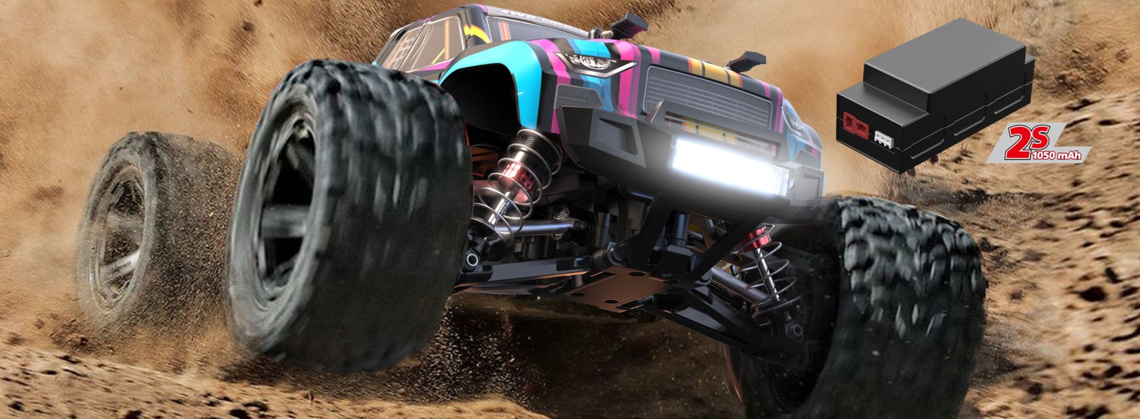 MJX 1:16 Hyper Go 4WD Brushless 45km 2s 2.4ghz RC Truggy (16210)