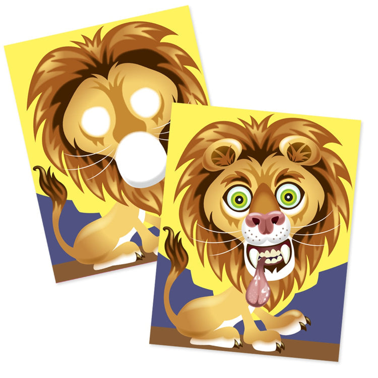 Melissa & Doug - Make-a-face Crazy Animals Sticker Pad