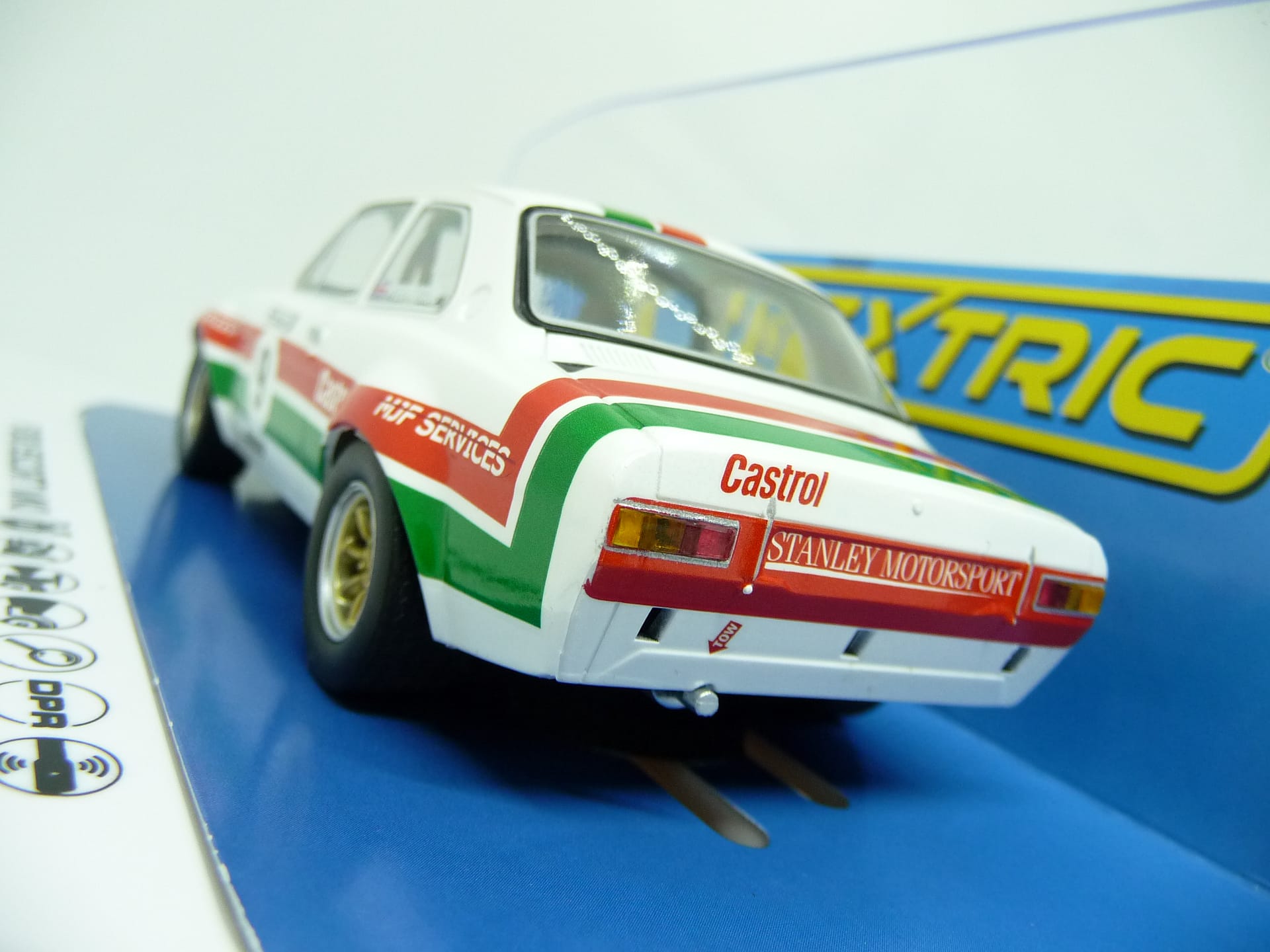 Scalextric - C4314 Ford Escort MKI Mark Freemantle Castrol Racing slot car also suits Carrera