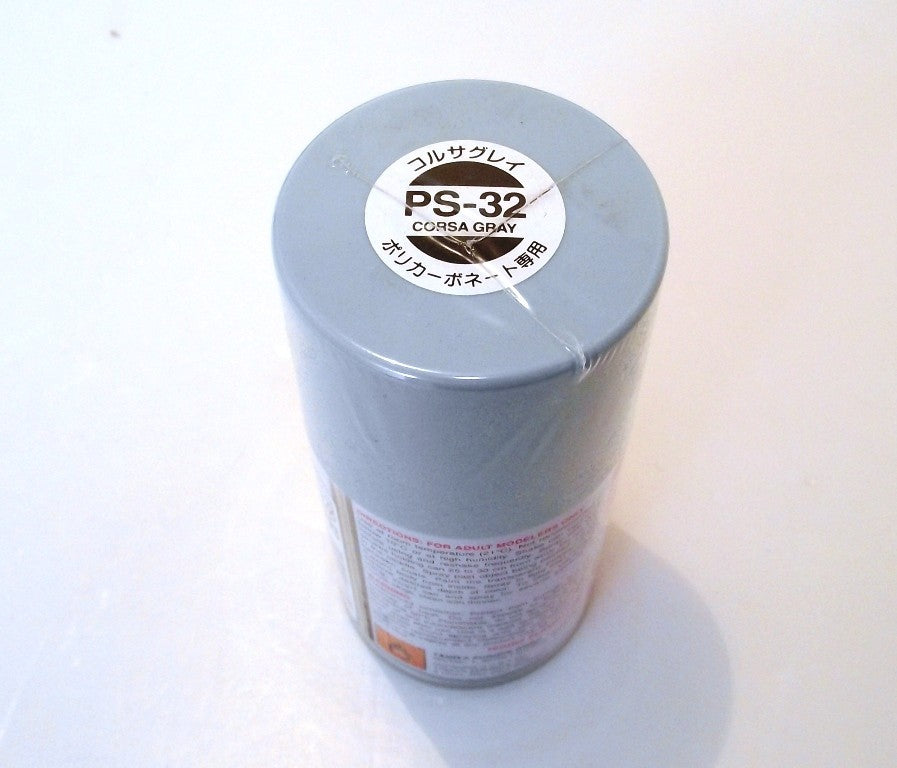 PS-32 TAMIYA POLYCARBONATE SPRAY PAINT CORSA GREY