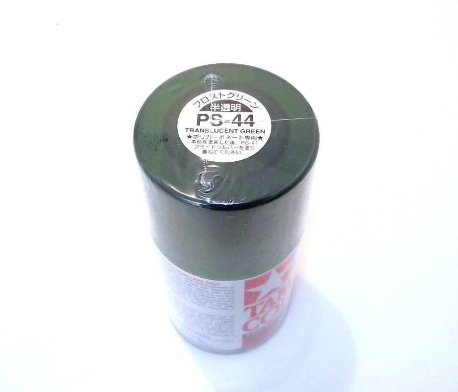 PS-44 TAMIYA POLYCARBONATE SPRAY PAINT TRANS GREEN