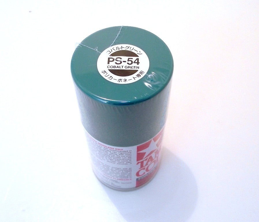 PS-54 TAMIYA POLYCARBONATE SPRAY PAINT COBALT GREEN