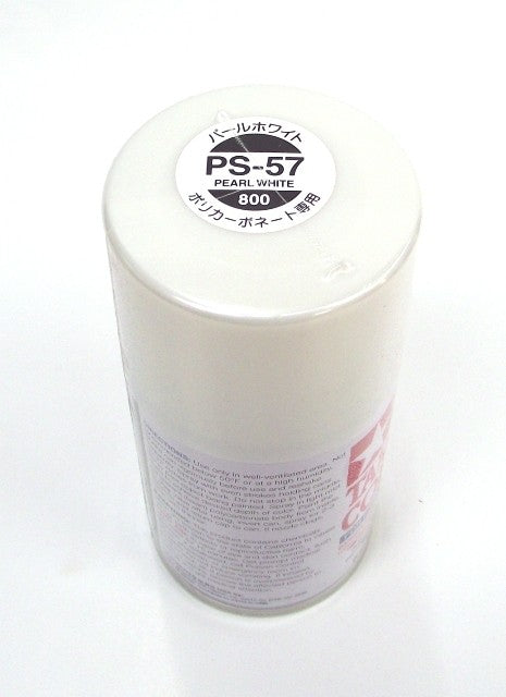 PS-57 TAMIYA POLYCARBONATE SPRAY PAINT PEARL WHITE