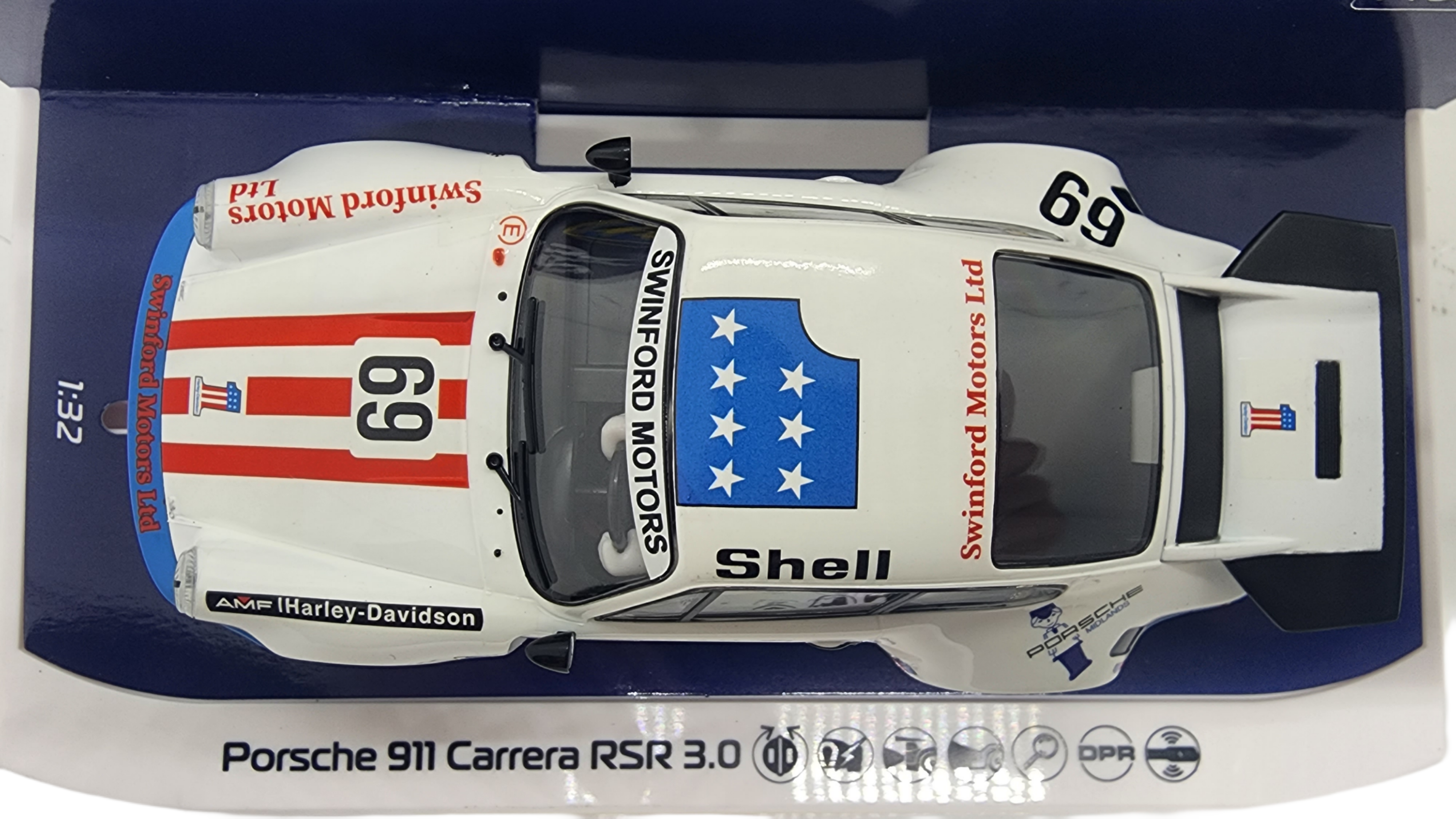 Scalextric - C4351 Porsche 911 Carrera RSR 3 - 6th Lemans 1975