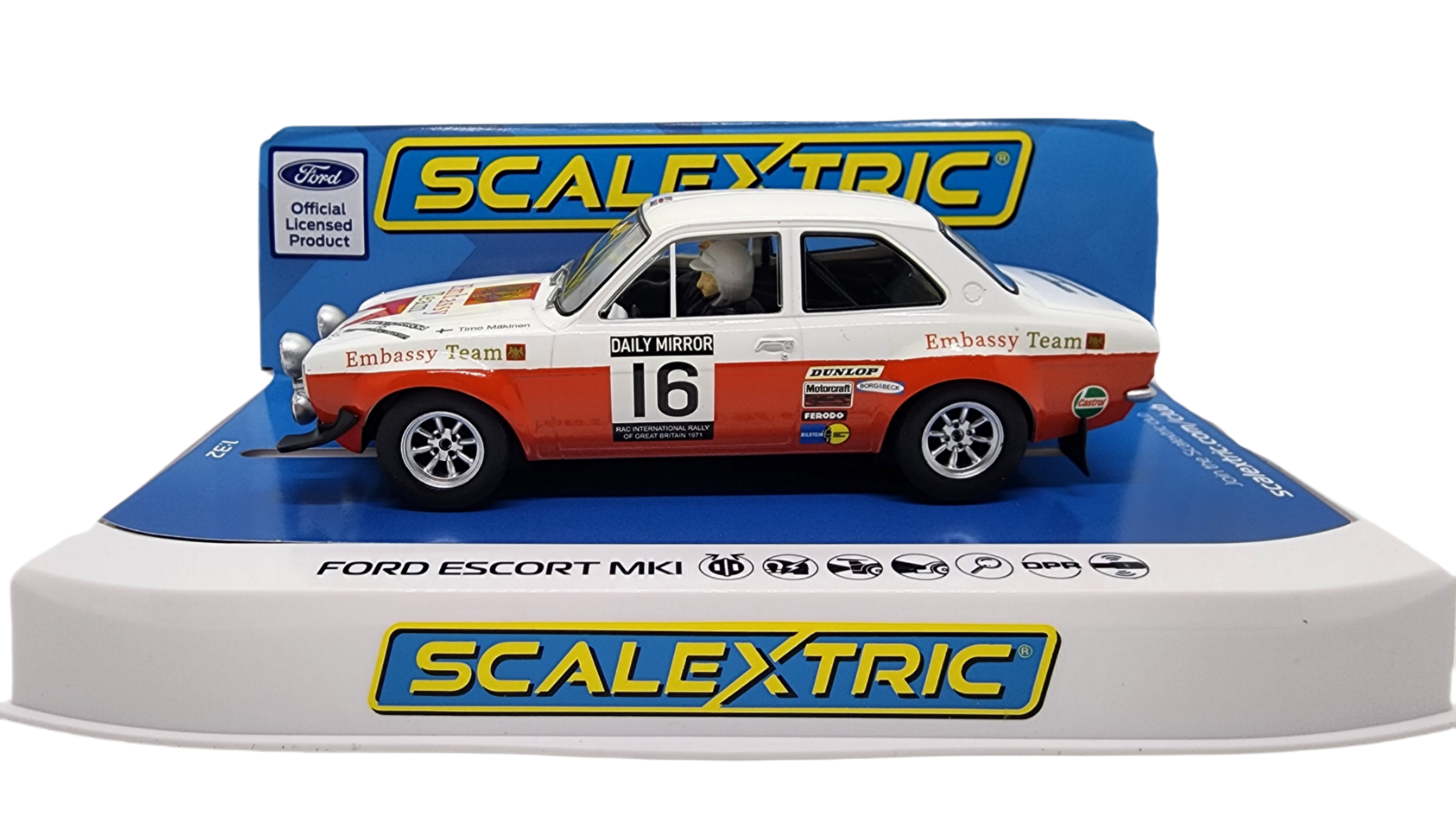 Scalextric - C4324 Ford Escort Mk1 - Rac Rally 1971