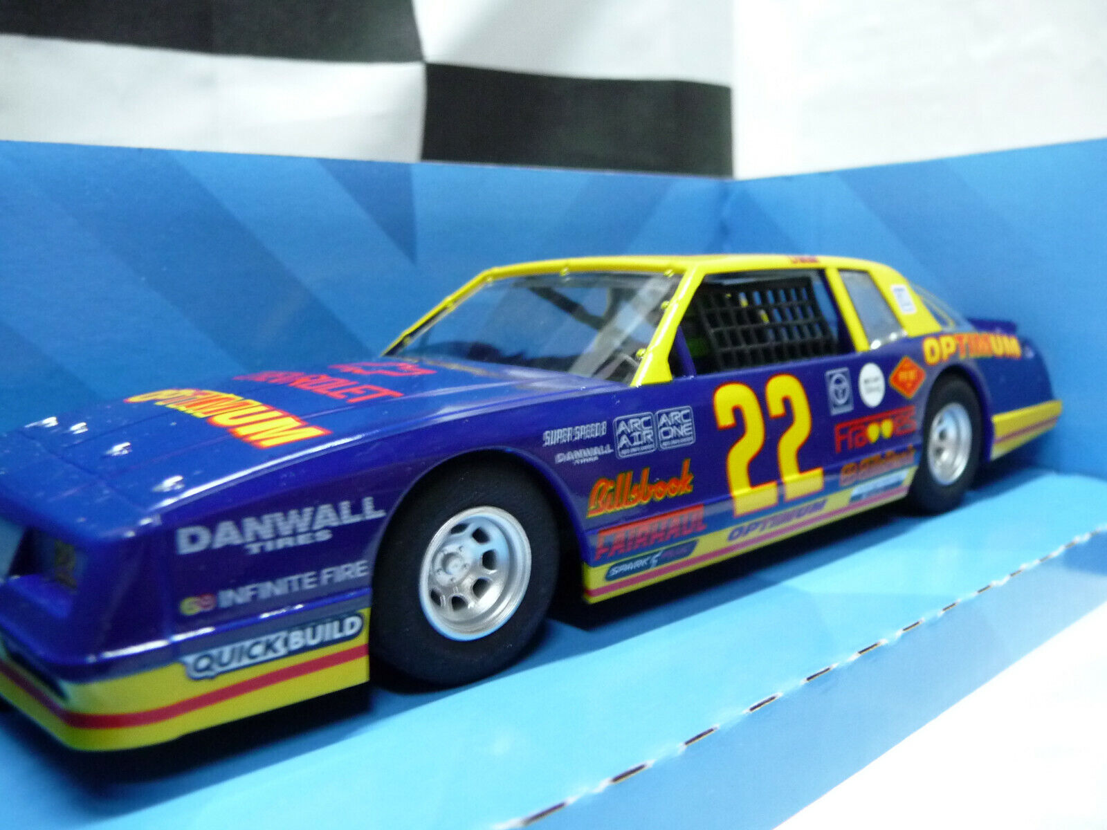 Scalextric - C4038 1:32 Chevrolet Monte Carlo Creekside No22 slot car also suits Carrera