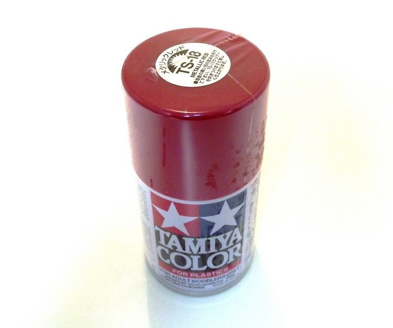 TS-18 TAMIYA ACRYLIC SPRAY PAINT METALLIC RED