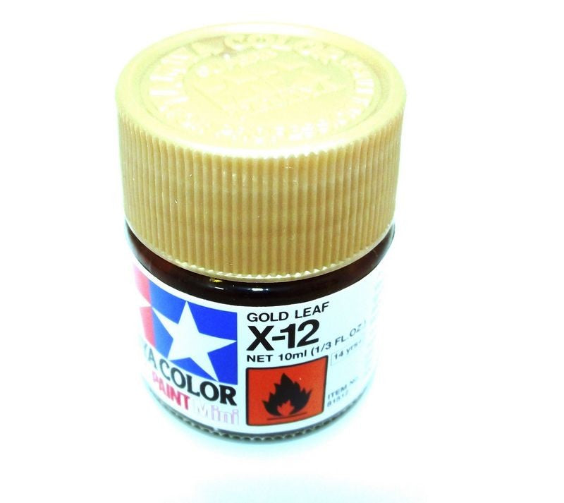 X-12 TAMIYA ACRYLIC PAINT GOLD LEAF (GLOSS)