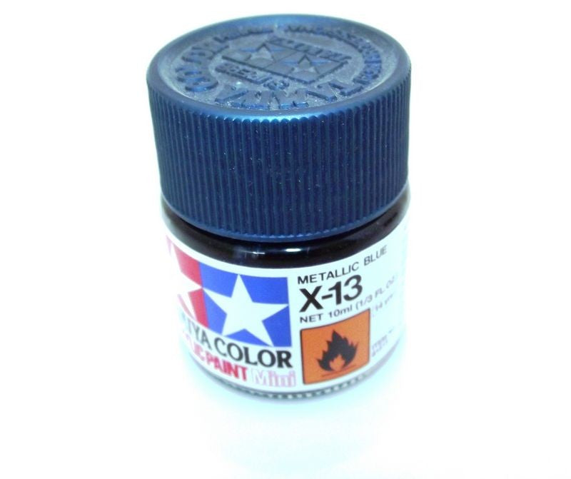 X-13 TAMIYA ACRYLIC PAINT METALLIC BLUE (GLOSS)