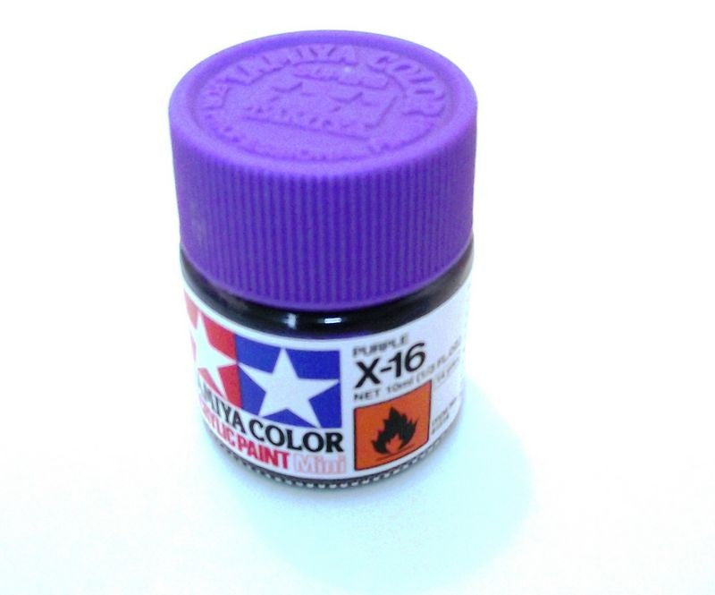 X-16 TAMIYA ACRYLIC PAINT PURPLE (GLOSS)