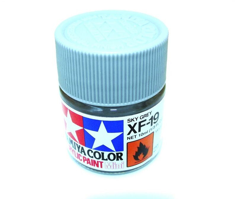 XF-19 TAMIYA ACRYLIC PAINT FLAT SKY GREY