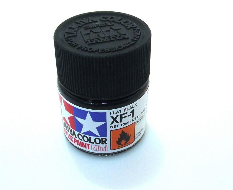 XF-1 TAMIYA ACRYLIC PAINT FLAT BLACK