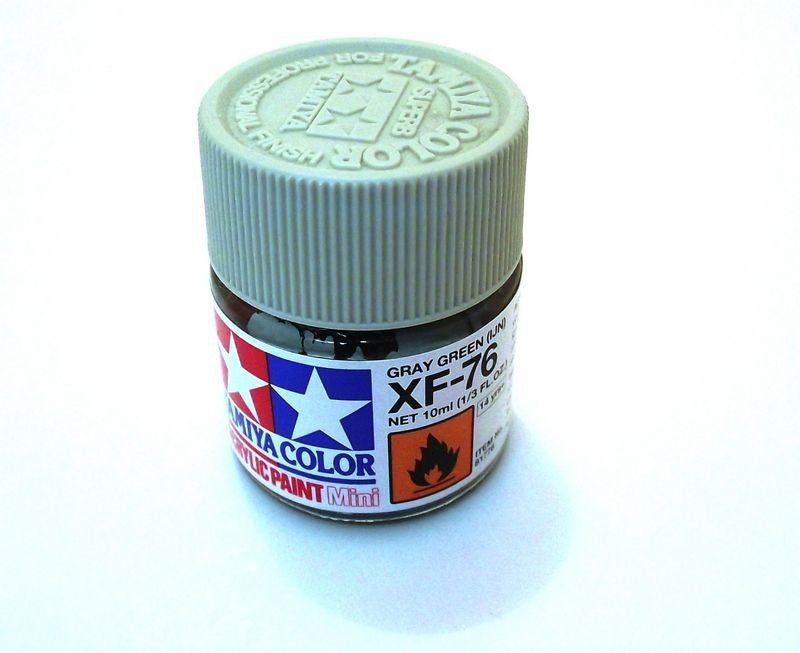 XF-76 TAMIYA ACRYLIC PAINT FLAT GREY GREEN