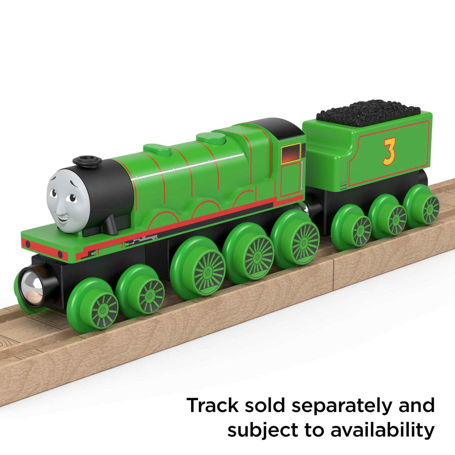Thomas & Friends - Wooden Railway Henry Engine And Coal Car