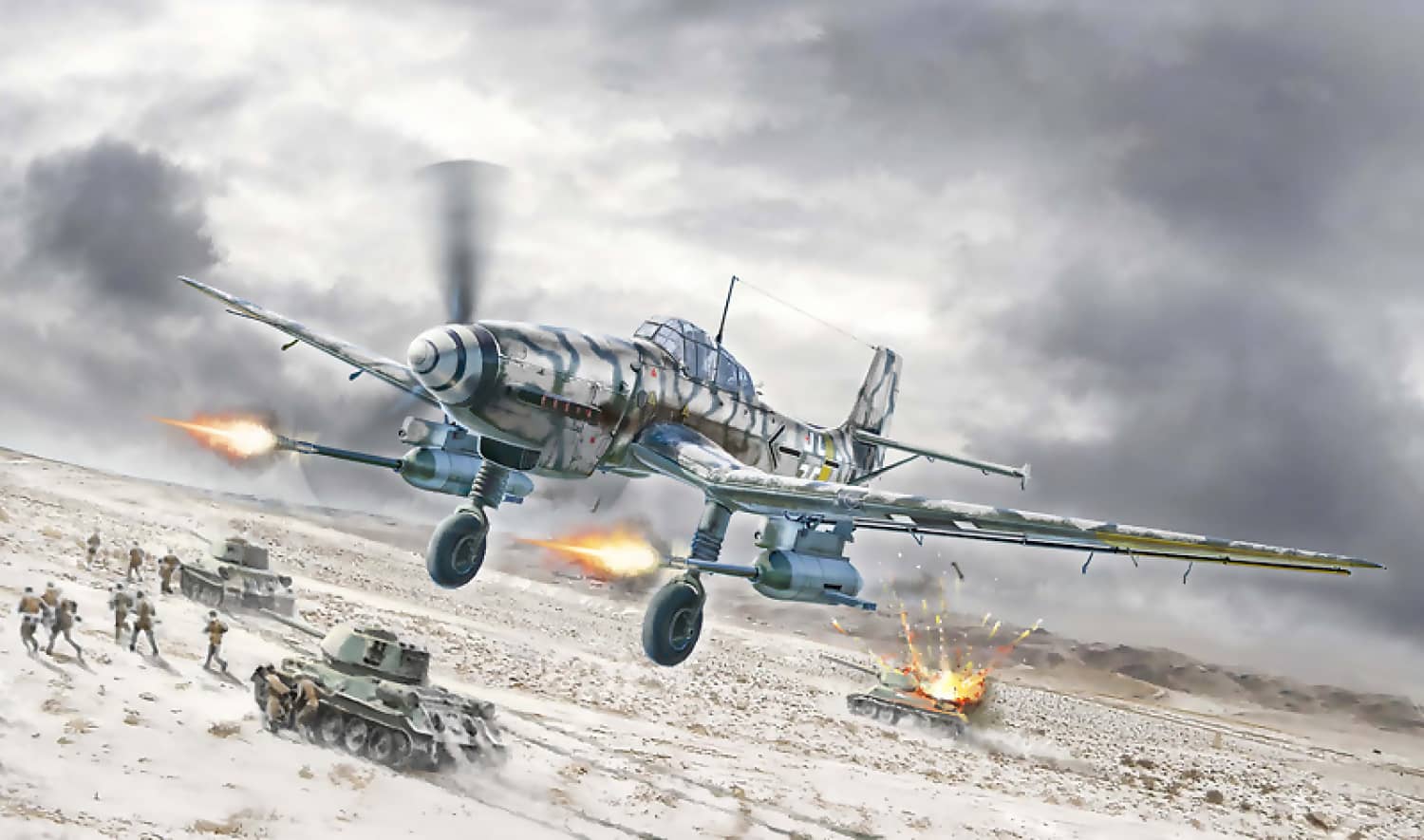 Italeri - 1:72 Junker Ju 87 G-2 Kanonenvogel
