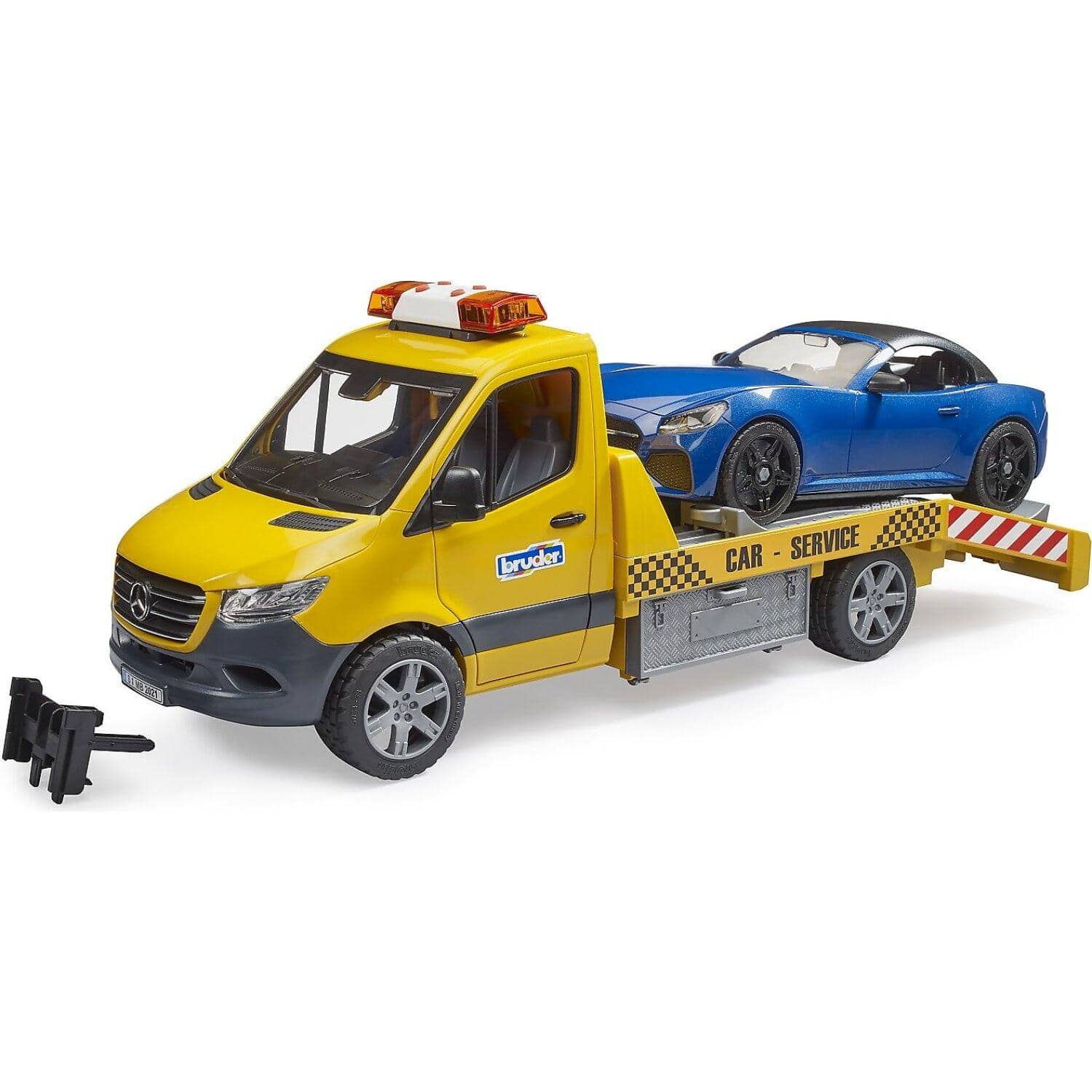 Bruder - Sprinter Car Transporter With Light & Sound Module - Roadster 1:16 Scale