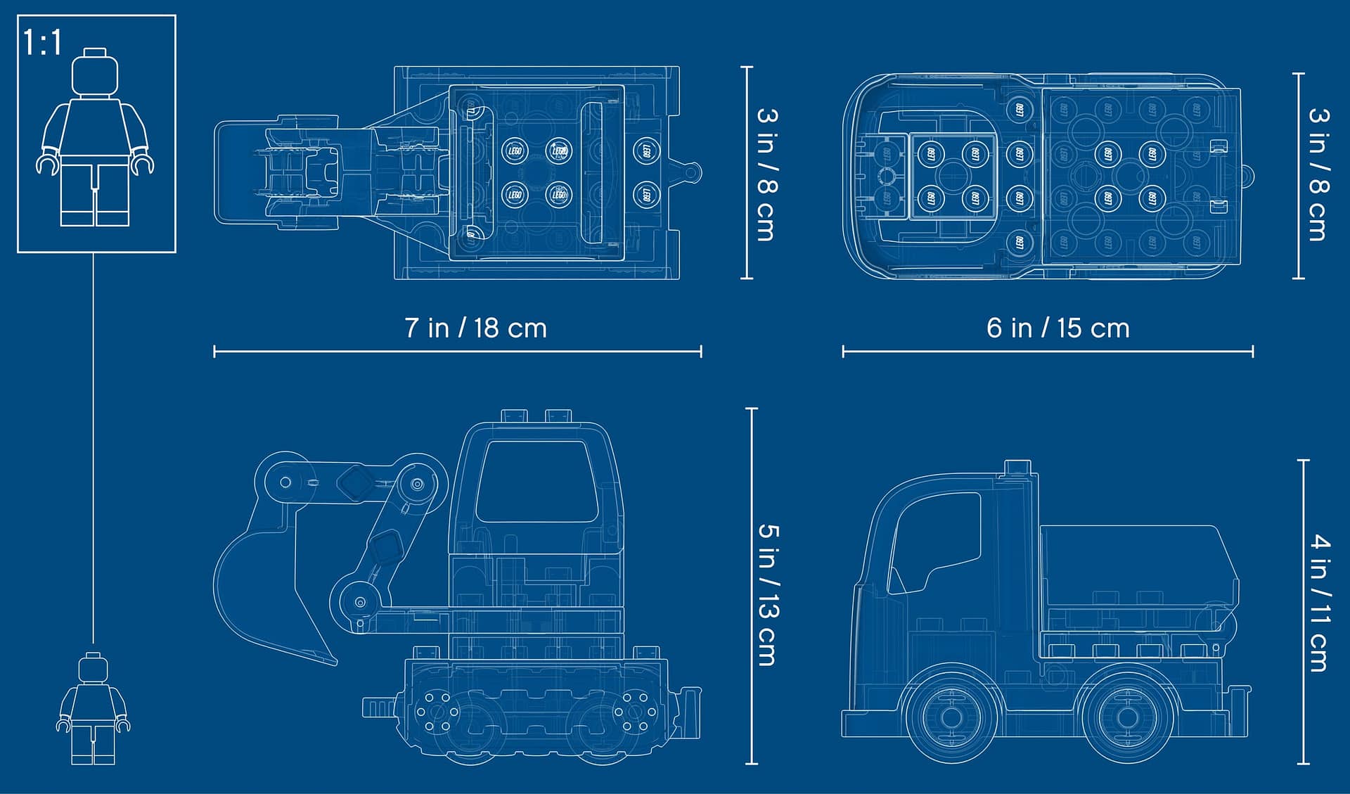 LEGO® 10931 Truck & Tracked Excavator - DUPLO®