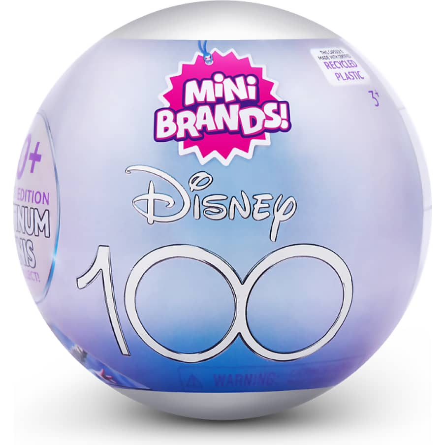 ZURU - 5 Surprise Mini Brands Disney 100 Limited Edition Assorted Styles