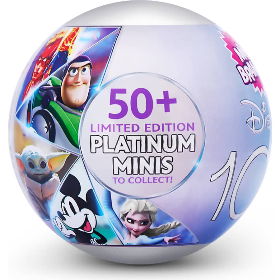 ZURU - 5 Surprise Mini Brands Disney 100 Limited Edition Assorted Styles
