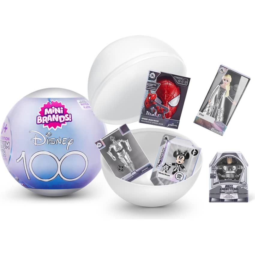ZURU - 5 Surprise Mini Brands Disney 100 Limited Edition Assorted Styles